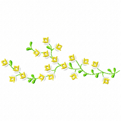 Flowers And Tree Embroidery Design 8 Flowers And Tree Embroidery Design 8